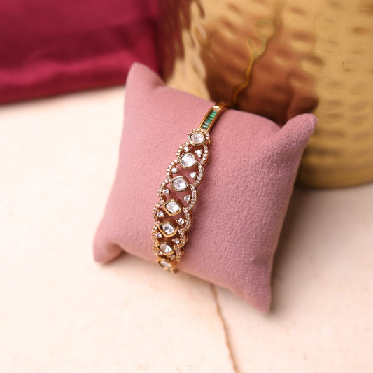 Meghna Moissanit Bracelet (Green)