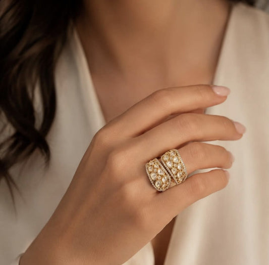 Giraki Moissanite ring (adjustable size)