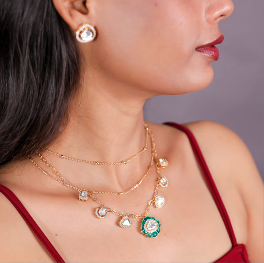 Triple Layer Moissanite set