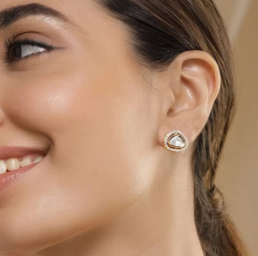 DOUBLE LINE MOISSANITE PENDANT SET