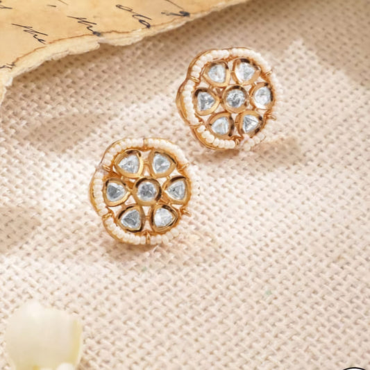MOISSANITE FLOWER PENDANT SET