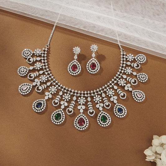 MULTICOLOUR INAYARA ZIRCONIA SET