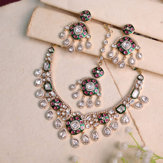 Mrunali Moisanite Set