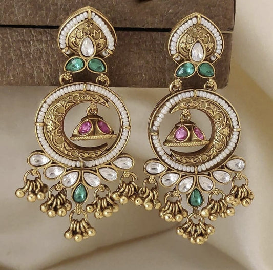 Giri Chand  Kundan Earring