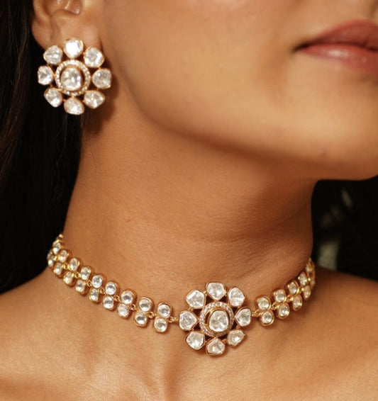Girika Moissanite Choker Set