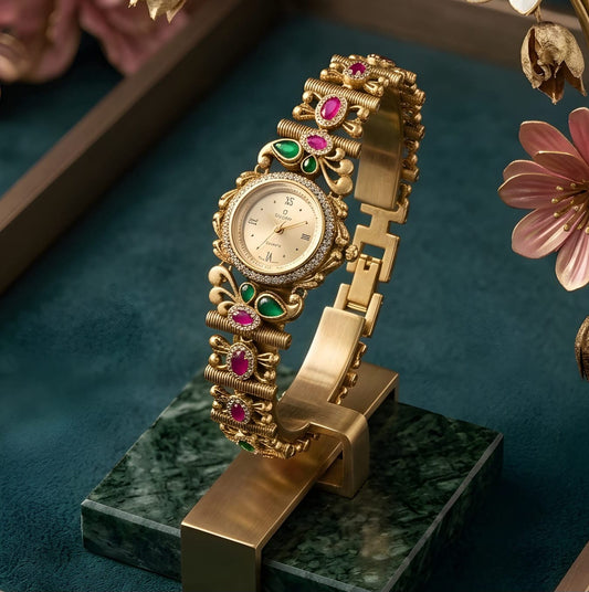 Mehul Golden Rajwadi watch