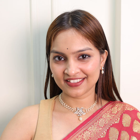 Chand Moissanite Choker