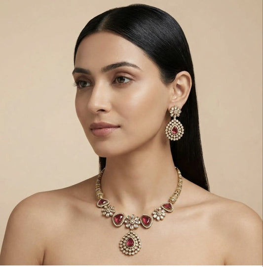Giriga Hasli set (Red)