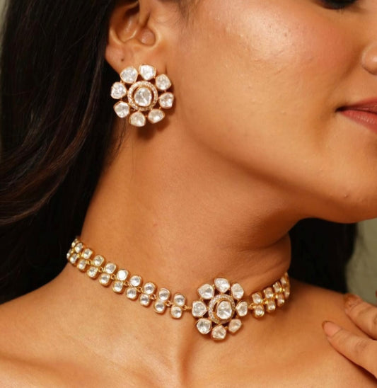Girika Moissanite Choker Set