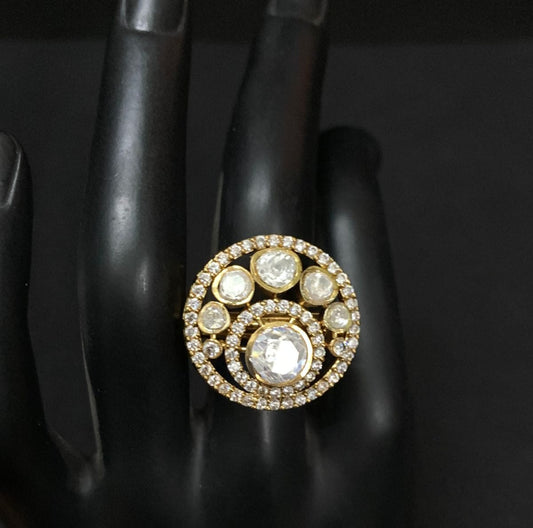 Classic Moissanite Ring (adjustable size)