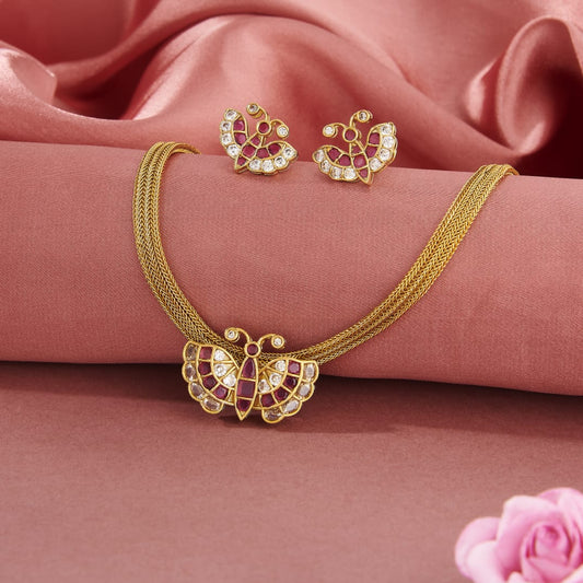 BUTTERFLY CHOKER SET