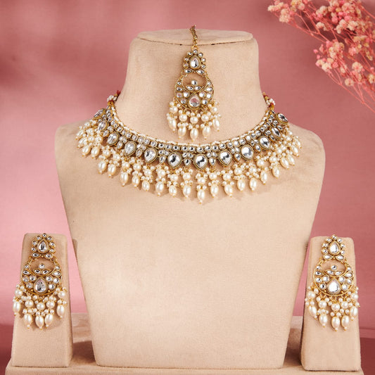 SANGEETA IVORY KUNDN SET