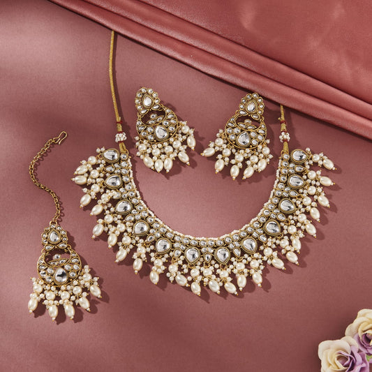 SANGEETA IVORY KUNDN SET