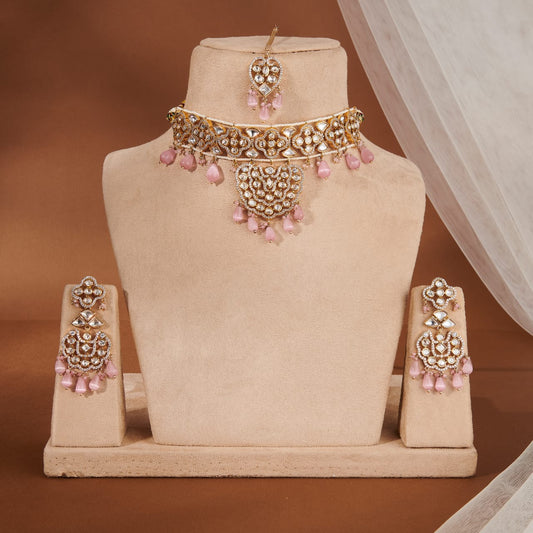 MOISSANITE PARI POLKI SET