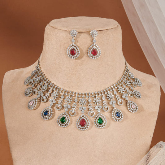 MULTICOLOUR INAYARA ZIRCONIA SET