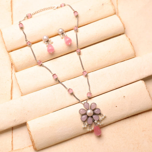 Moksha German Silver Fusion Set