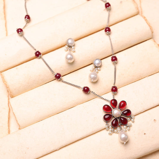 Mona German Silver Fusion Set
