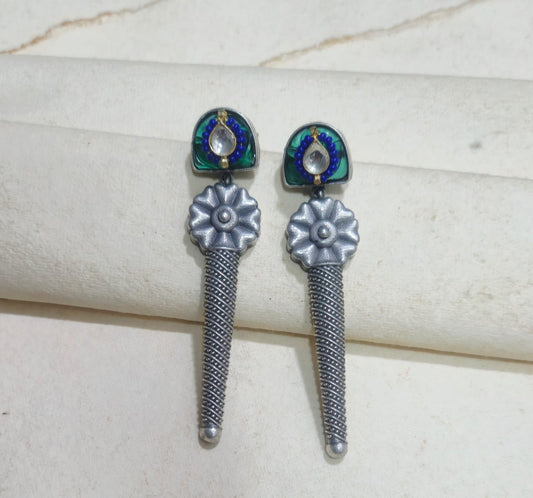 Manvi German silver Fusion Hasli