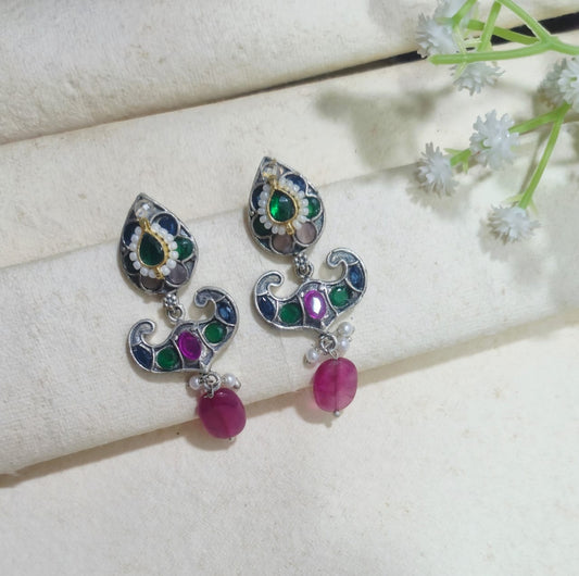 Jiya German Silver Fusion Set
