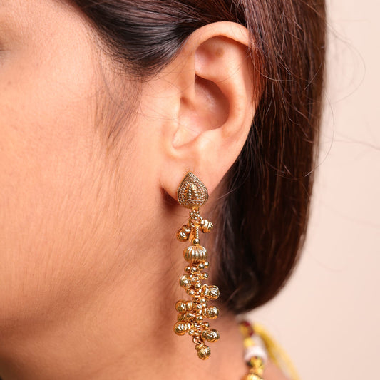 Suri Golden Set With 22kt Gold Polish