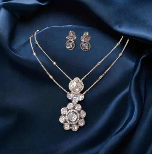 SONAM MOISSANITE PENDANT SET