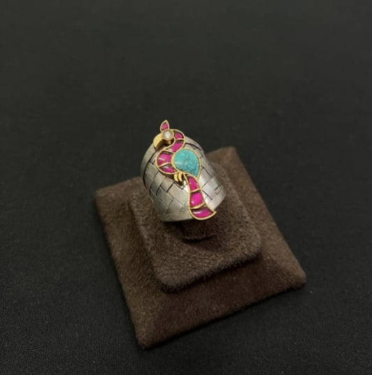 Meghna German Siver Ring