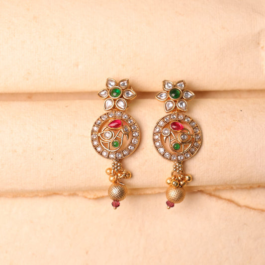 Mruda Golden Peacock Set